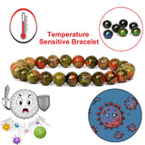 Hematite Temperature Sensing Bracelets Natural Stone Beads
