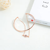 European Copper Plated Ladies Bracelet Devil's Eye Zircon
