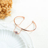 European Copper Plated Ladies Bracelet Devil's Eye Zircon