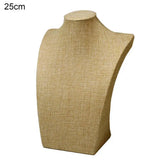 Hemp Neck Holder Jewelry Display Rack for Ring