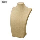 Hemp Neck Holder Jewelry Display Rack for Ring