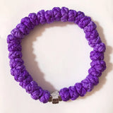 Hengtong 2PCS Lucky Weaved Bracelet Religious Knots Rope Bracelet for Women Men