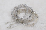 Herkimer Diamond Baroque Faceted 5-7mm Bracelet