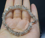 Herkimer Diamond Baroque Faceted 5-7mm Bracelet