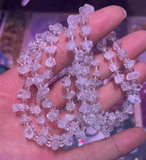 Herkimer Diamond Baroque Faceted 5-7mm Bracelet
