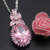 Pink Kunzite Charms Pendant for Women