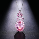 Pink Kunzite Charms Pendant for Women