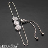 Floral Style Women Jewelry Pull Tie Chain Bracelet