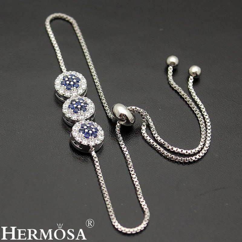 Floral Style Women Jewelry Pull Tie Chain Bracelet