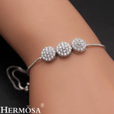 Floral Style Women Jewelry Pull Tie Chain Bracelet