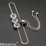 Floral Style Women Jewelry Pull Tie Chain Bracelet