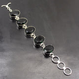 GreenTopaz Women Chain Links Bracelet 7.75 Inch