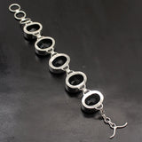 GreenTopaz Women Chain Links Bracelet 7.75 Inch