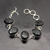 GreenTopaz Women Chain Links Bracelet 7.75 Inch