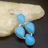 Natural Agate Silver Charm Necklace Pendant for Women