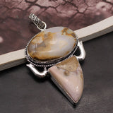 Ocean Jasper Charms Pendant Jewelry Gift 70mm