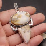 Ocean Jasper Charms Pendant Jewelry Gift 70mm