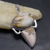 Ocean Jasper Charms Pendant Jewelry Gift 70mm