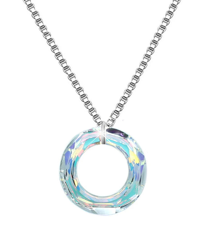 Hermosa Crystal Pendant Necklace Chain 20 inch