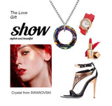 Hermosa Crystal Pendant Necklace Chain 20 inch