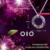 Hermosa Crystal Pendant Necklace Chain 20 inch