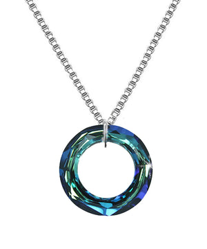 Hermosa Crystal Pendant Necklace Chain 20 inch