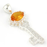 Hermosa Women Jewelry Lucky Orange Key Style Pendant