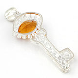 Hermosa Women Jewelry Lucky Orange Key Style Pendant