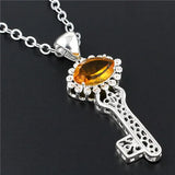 Hermosa Women Jewelry Lucky Orange Key Style Pendant
