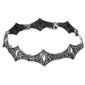 Antique Silver Plate Short Chokers Necklaces for Women