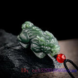 Hetian Jade Pixiu Pendant Necklace Charms Gemstone Amulet Natural Amulets