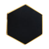 Hexagon Brass Glass Ring Trinket Box Mirror Wedding Ring Box