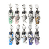 Hexagon Quartz Pendant Dowsing 7 Chakra Healing Pendulum