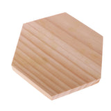 Hexagon Wooden Jewelry Display Organizer