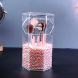 Plastic Makeup Organizer Storage Box Brush Holder 12*22cm