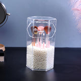 Plastic Makeup Organizer Storage Box Brush Holder 12*22cm