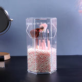 Plastic Makeup Organizer Storage Box Brush Holder 12*22cm