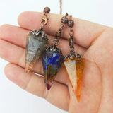 Natural Crystal Divinatory Pendulum Healing Gemstone Divination
