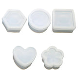 Hexagon Storage Box Epoxy Mould Crystal UV Mirror DIY Table Desktop
