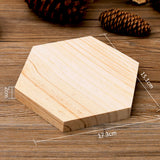 Wooden Hexagon Jewelry Watch Display Stand Organizer