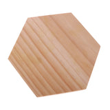 Wooden Hexagon Jewelry Watch Display Stand Organizer