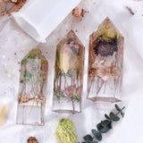 Hexagonal Cone Crystal Epoxy Resin Mold for DIY Crafts