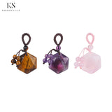 Hexagonal Gemstone Pendants for DIY Jewelry Making