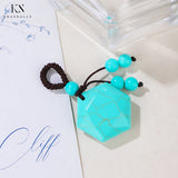 Hexagonal Gemstone Pendants for DIY Jewelry Making