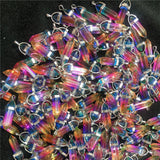 Glass Prism Pendants for Necklace Jewelry Making