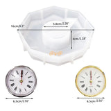 Hexagonal Shape Clock Silicone Molds Epoxy Molds for Resin DIY Jewelry Making