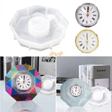 Hexagonal Shape Clock Silicone Molds Epoxy Molds for Resin DIY Jewelry Making