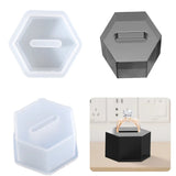 Hexagonal Epoxy Resin Silicone Mold for Ring Holder and Jewelry Ornaments