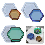 Hexagonal Crystal Drop Glue Mold Epoxy Resin Production for Jewelry Box