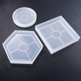 Silicone Mold Epoxy Resin for Flower Pot Coaster Table Mat Tray Base Craft